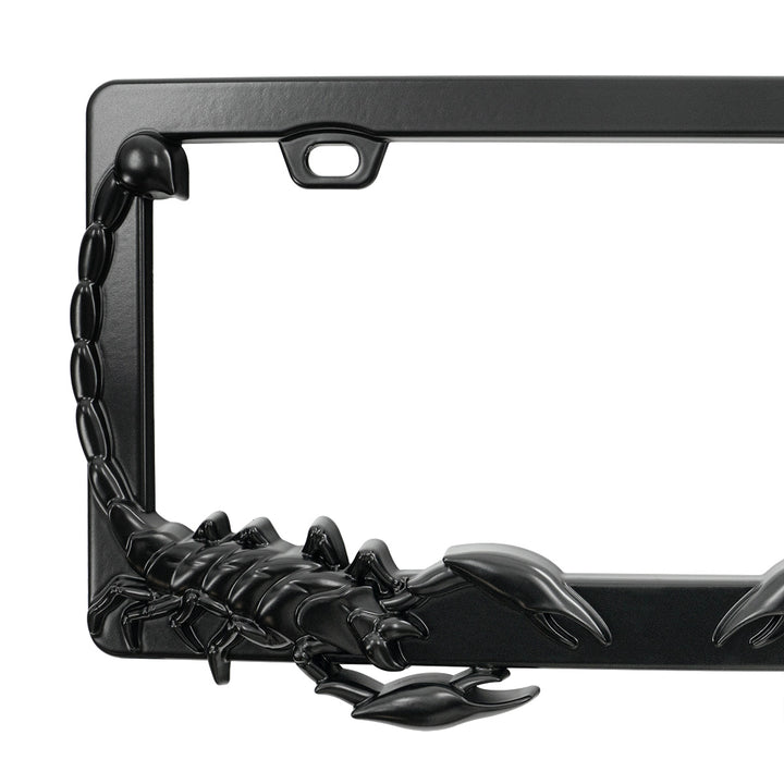 Scorpion License Plate Frame - Black