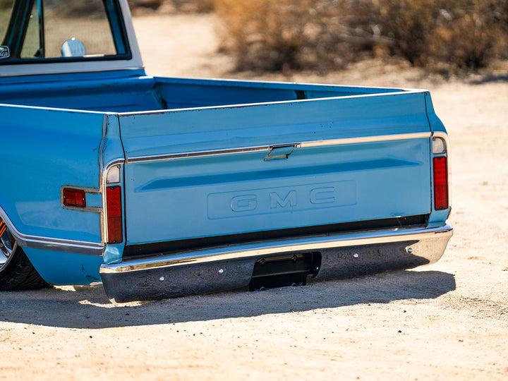 Chrome Bumper For 1967-72 Chevy &amp; GMC Fleetside Truck, Rear