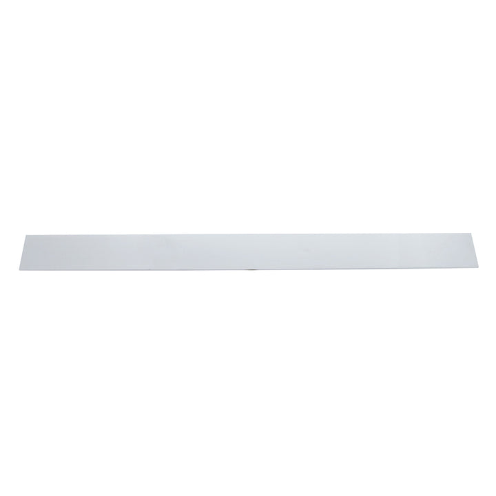 2" x 24" Chrome Top Mud Flap Plate - Welded Stud