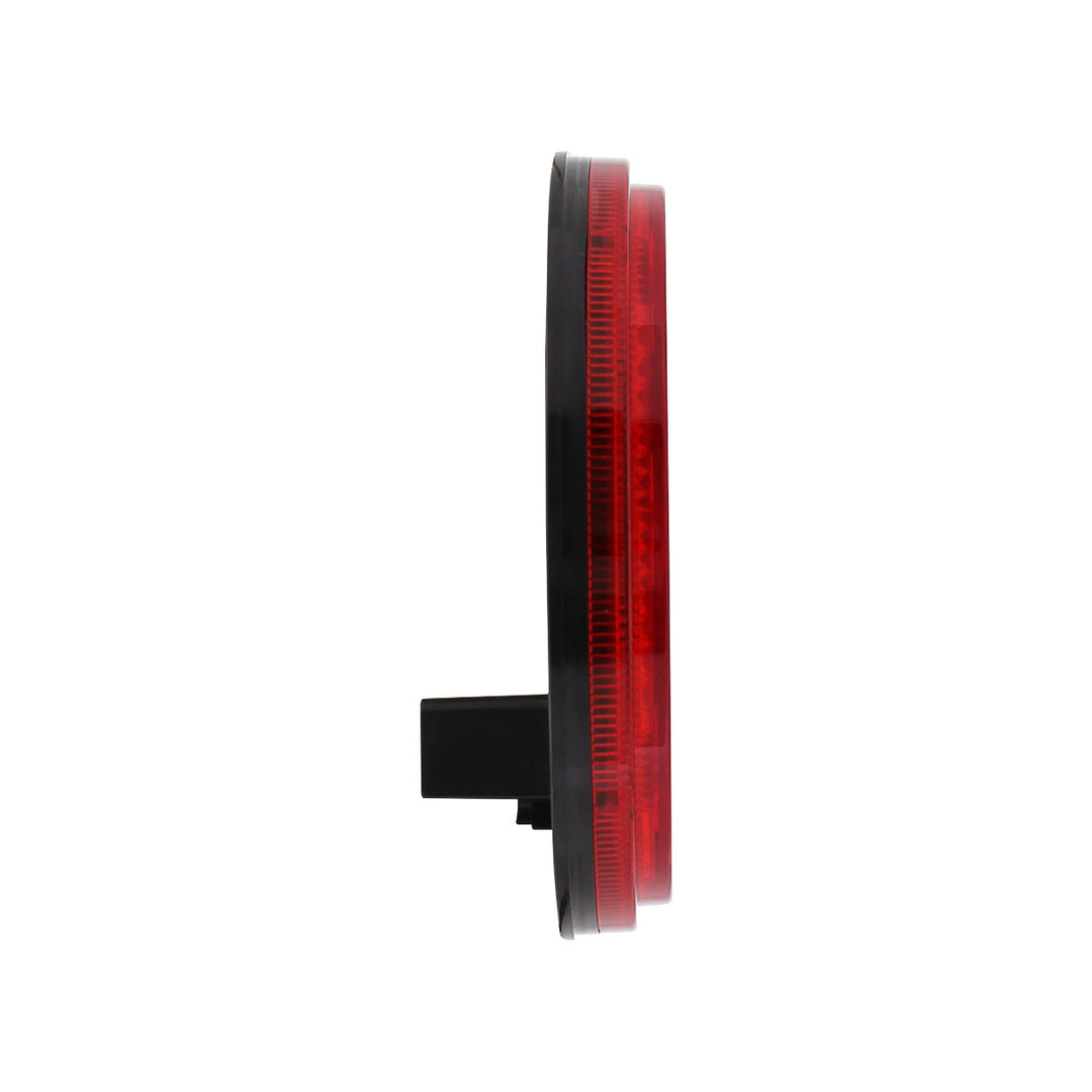 7 LED 4" Round Competition Series Light (Stop, Turn &amp; Tail) - Red LED/Red Lens