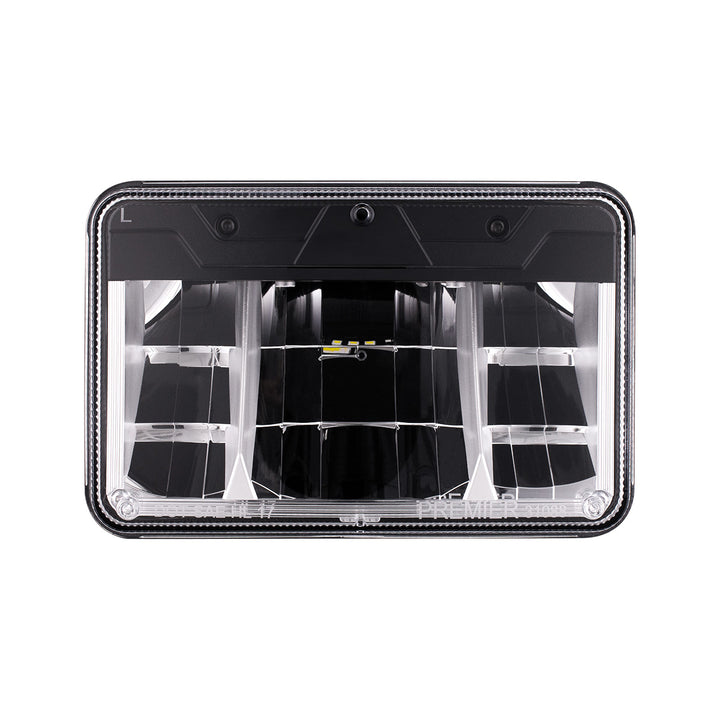 ULTRALIT - High Power LED 4" x 6" Low Beam Headlight With Polycarbonate Lens &amp; Housing