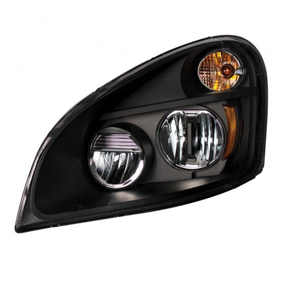 "Blackout" LED Headlight For 2008-2017 Freightliner Cascadia - Driver