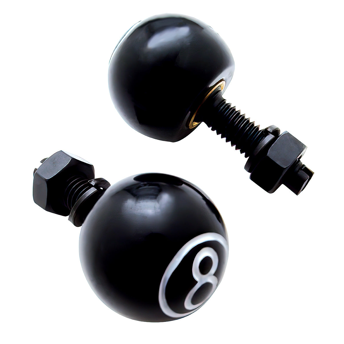 "8" Ball License Plate Fastener (2-Pack)