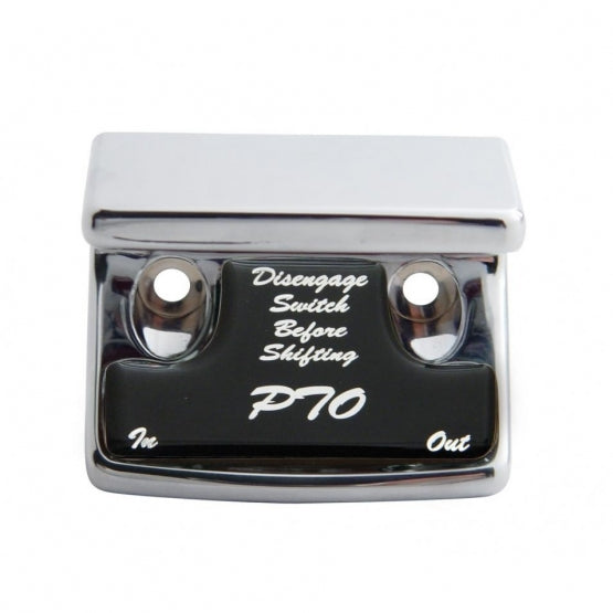 "PTO" Switch Guard With Black Sticker