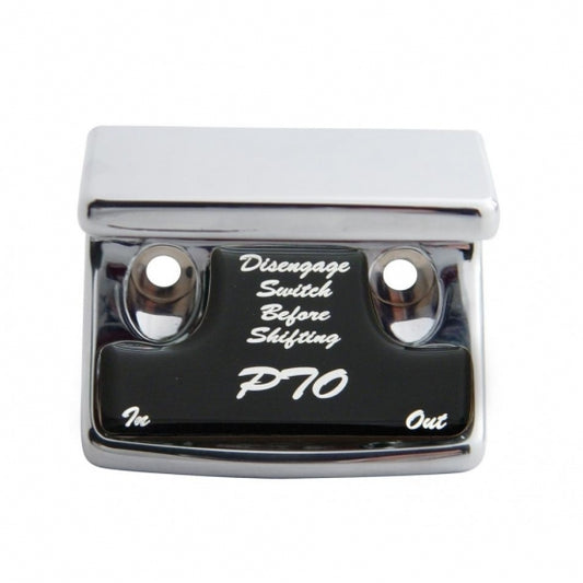 "PTO" Switch Guard With Black Sticker