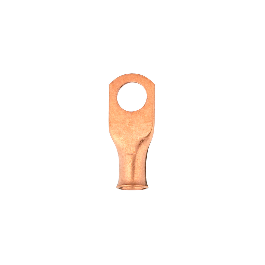 4 AWG 3/8" Stud Seamless Tubular Copper Lug (5-Pack)