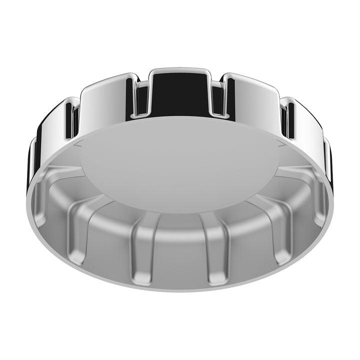 Chrome Plastic Fuel Cap Cover For Kenworth - Non - Locking