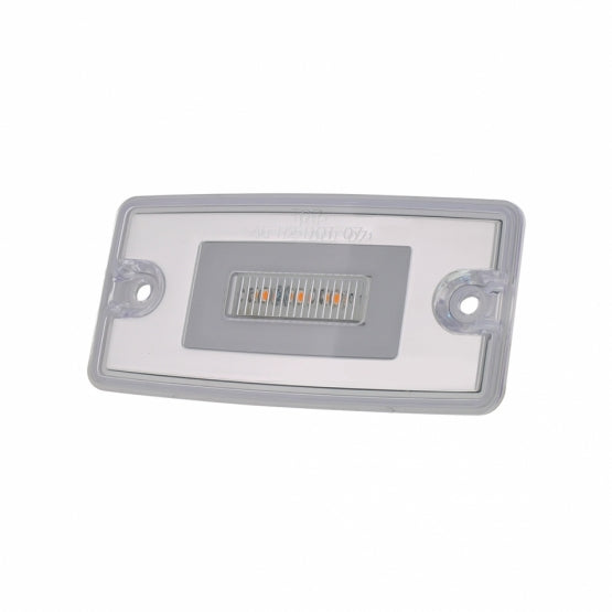 11 LED Cab GloLight For Freightliner Century (1996-2011) And Columbia (2001-2017) - Amber LED/Clear Lens