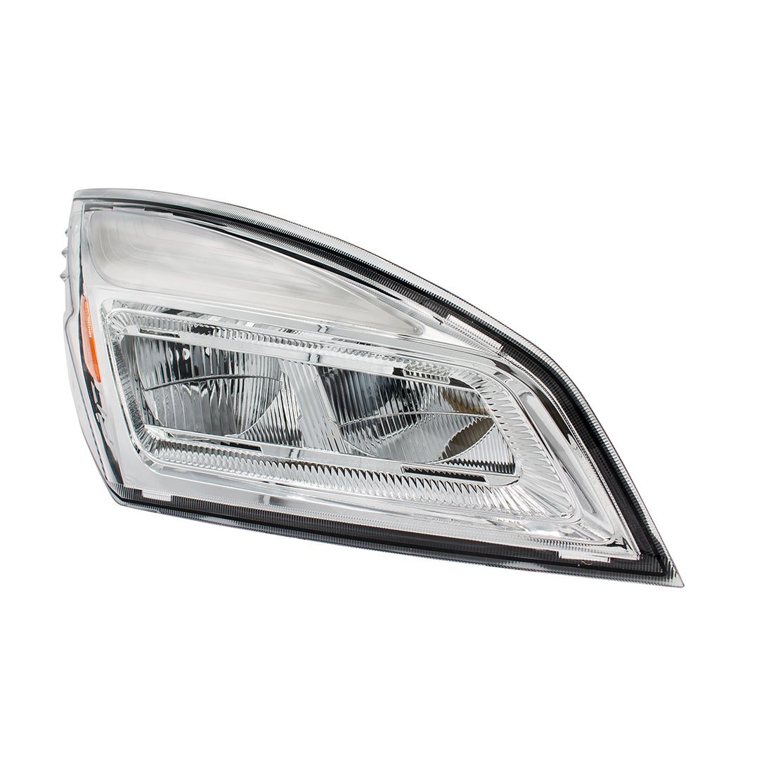 High Power Chrome LED Headlight For 2018-2024 Freightliner Cascadia - Passenger