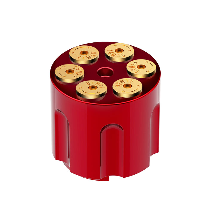 Gun Cylinder 9/10 Speed Gearshift Knob - Candy Red