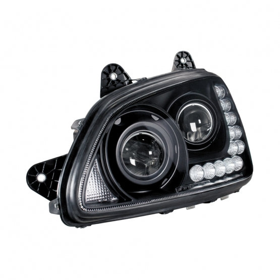 Blackout Projection Headlight Assembly For 2008-2017 Kenworth T660 - Driver