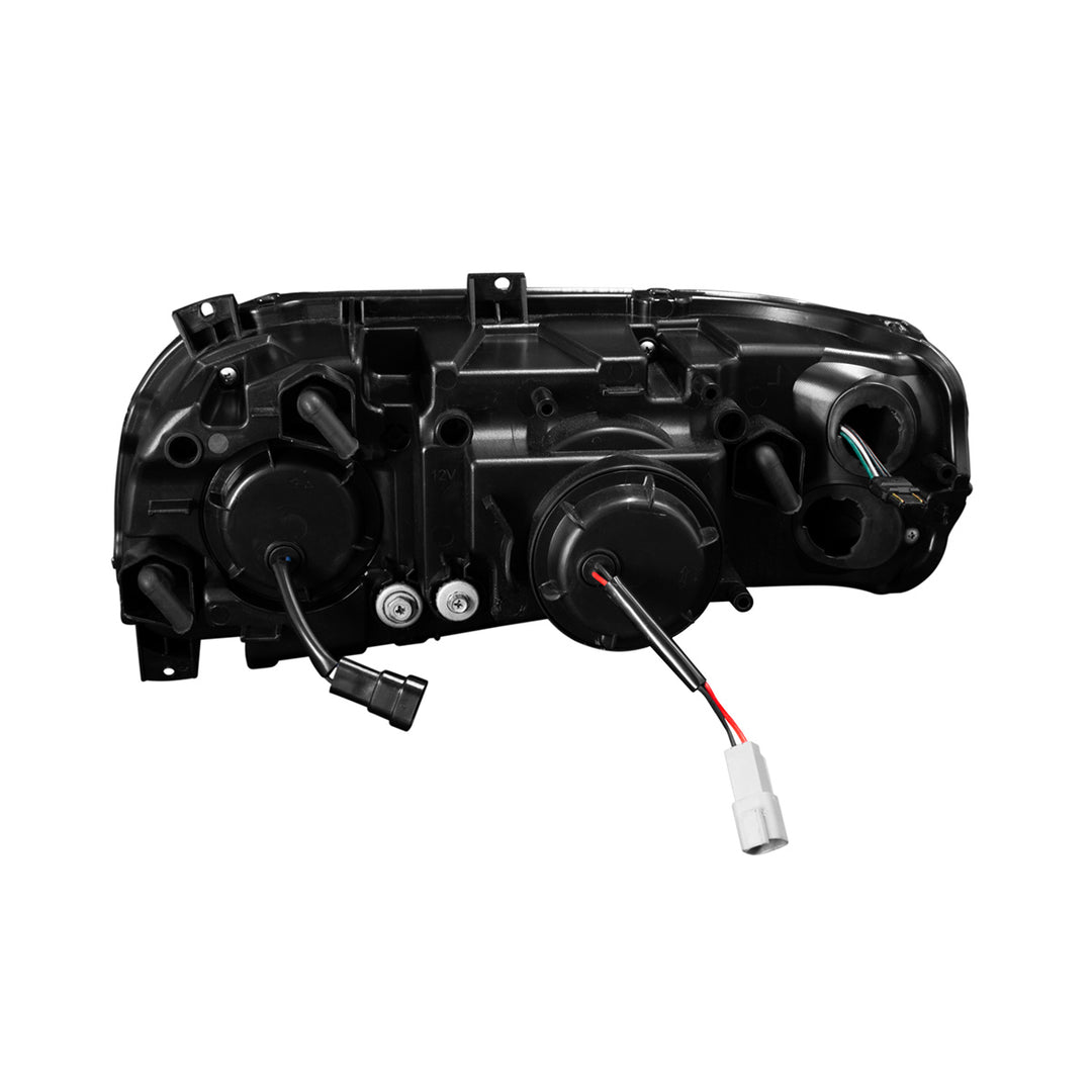Blackout Projection Headlight With LED Turn Signal &amp; Light Bar For 2008-2024 Peterbilt 389 - Passenger