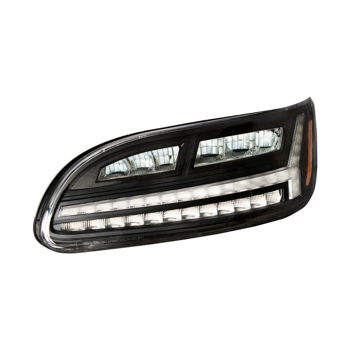 Blackout 6 LED Headlight For Peterbilt 386 (2006-2016) &amp; 387 (2000-2011) - Driver