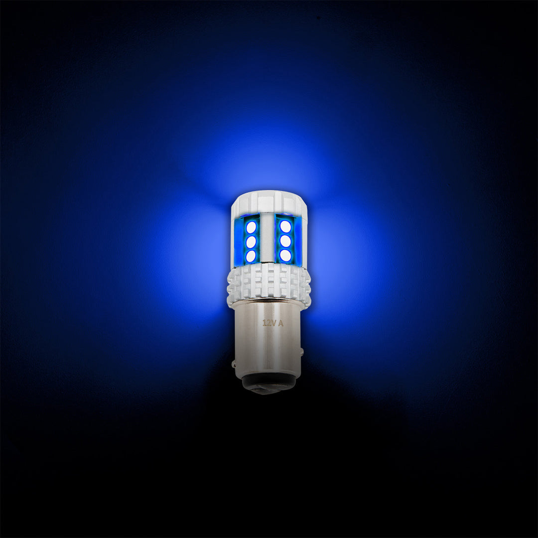 High Power 18 LED 1157 Bulb - Blue