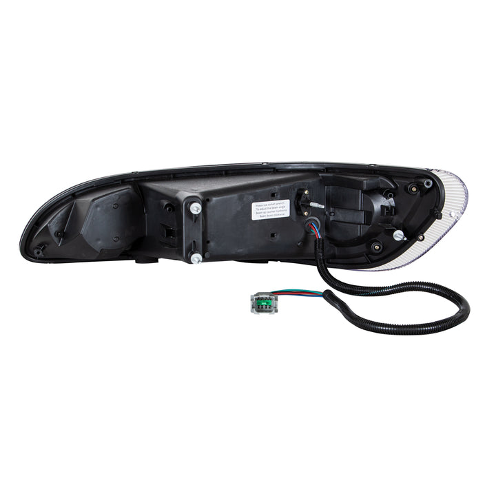 Chrome LED Headlight With LED Turn, Position, &amp; DRL For Peterbilt 386(2005-2015) &amp; 387(1999-2010) - Passenger