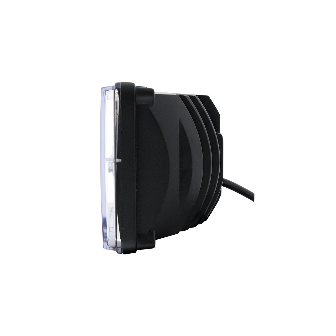ULTRALIT - 4" x 6" Rectangular LED Headlight With Amber LED Position Light - High Beam