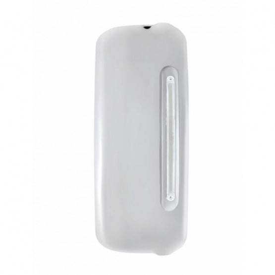 Mirror Cover With 24 Amber LED 12" GloLight For 2005+ Freightliner Century/Columbia - Passenger - Clear Lens