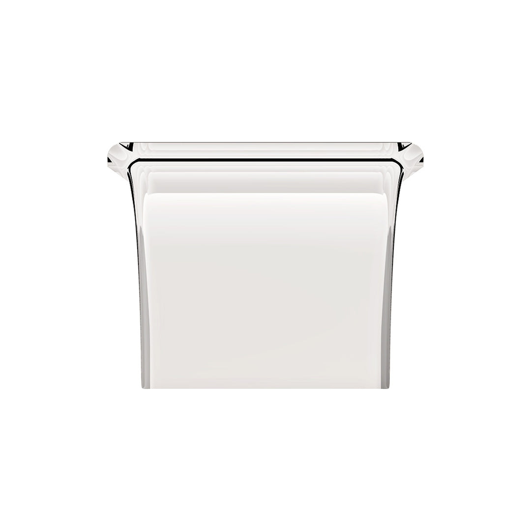 60" 430 Stainless Steel (16ga) Roll Formed Edge Smooth Half Fender - Stainless Steel Series (Pair)