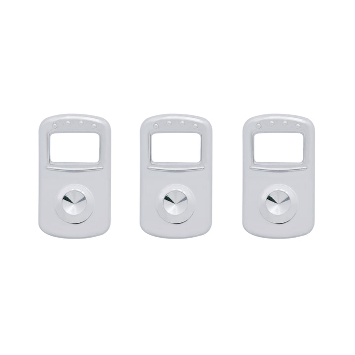 Rocker Switch Cover For Kenworth/Peterbilt - Indented (Card of 3)