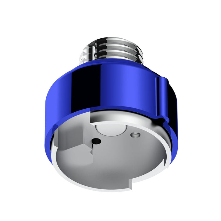 M30 x 3.5 Thread-On Gearshift Adapter W/LED Mount For Eaton - Fuller 9/10 Speed - Indigo Blue