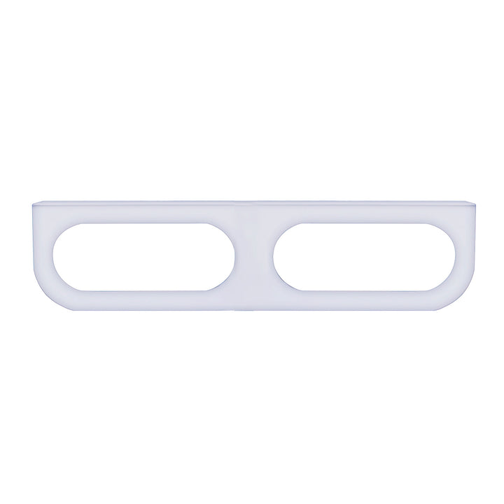 Stainless Light Bracket With 2X Oval Light Cutouts