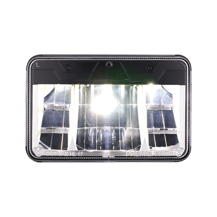 ULTRALIT - High Power LED 4" x 6" Low Beam Headlight With Polycarbonate Lens &amp; Housing