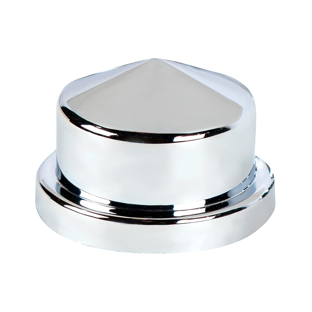 3/4" x 7/8" Chrome Plastic Pointed Nut Covers - Push-On (Color Box of 10)