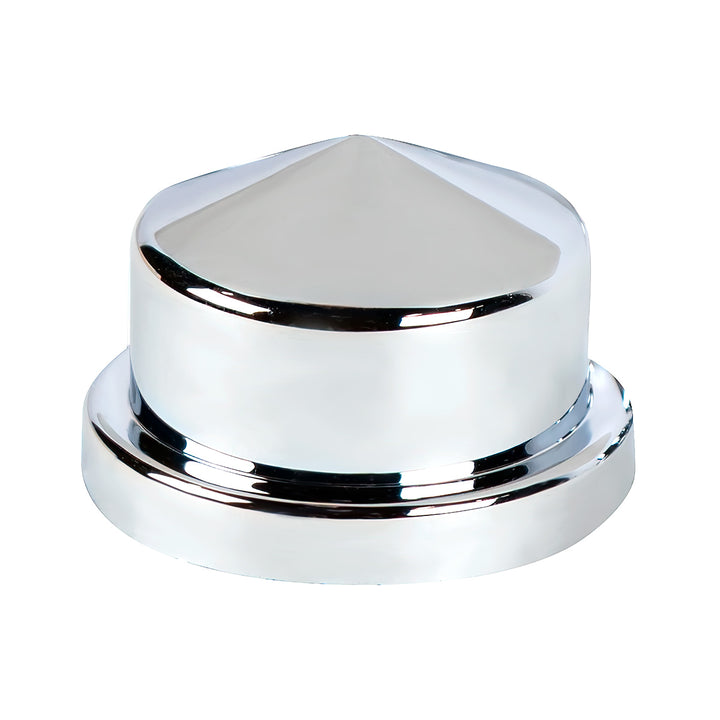 3/4" x 7/8" Chrome Plastic Pointed Nut Covers - Push-On (Color Box of 10)