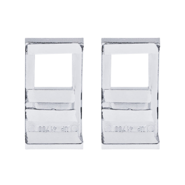 Chrome Plastic Rocker Switch Cover For 2022-2025 Peterbilt 579 (Pair)