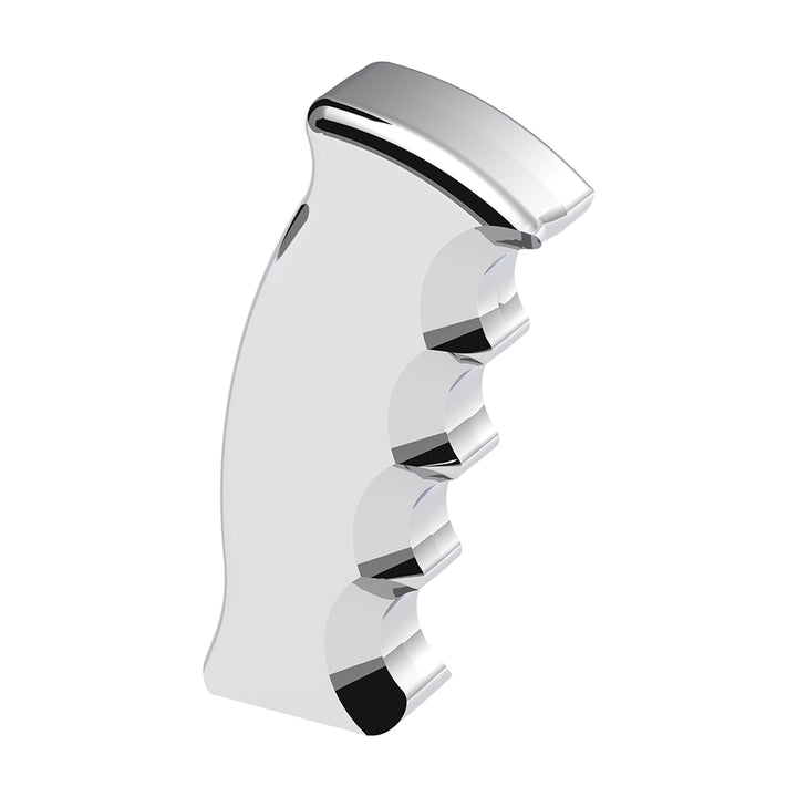 Thread-On Pistol Grip Gearshift Knob - Chrome