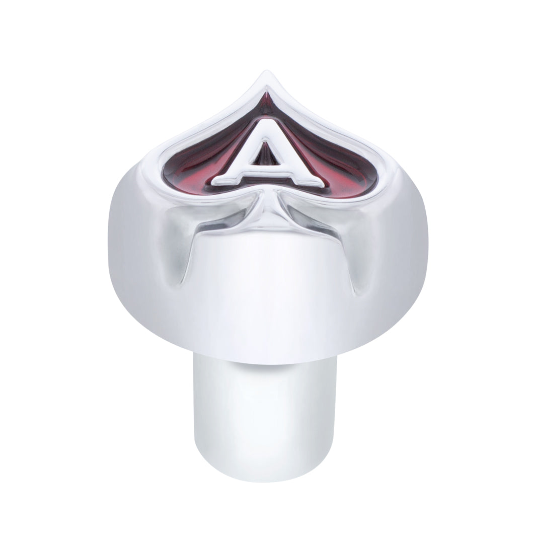 1/2" - 13 Thread-On Ace of Spades Shift Knob - Chrome