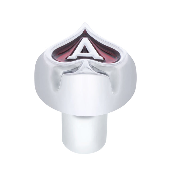 1/2" - 13 Thread-On Ace of Spades Shift Knob - Chrome