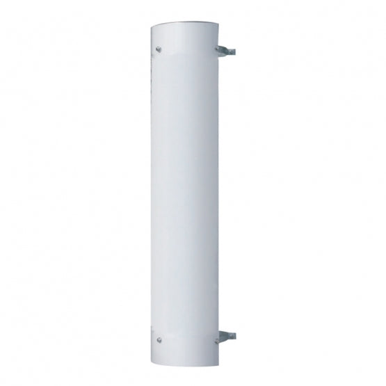48" Tall 180 Degree Stainless Exhaust Muffler Shield For 5" Diameter Exhaust - Plain