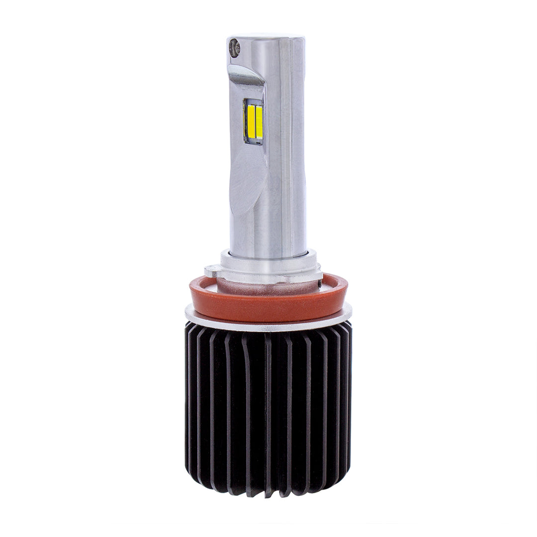 Triple Color High Power 12V H11 LED Bulbs - White/Yellow/W+Y (2-Pack)