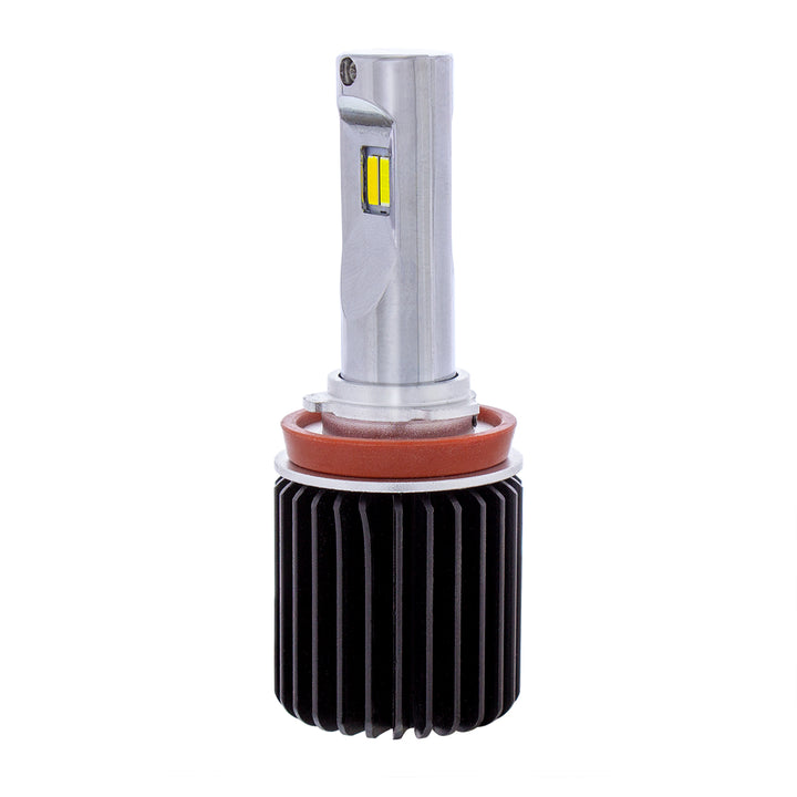 Triple Color High Power 12V H11 LED Bulbs - White/Yellow/W+Y (2-Pack)