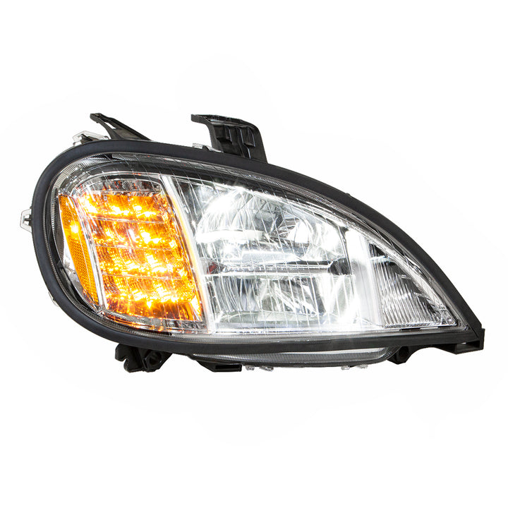 Chrome LED Headlight For 2001-2020 Freightliner Columbia - Passenger