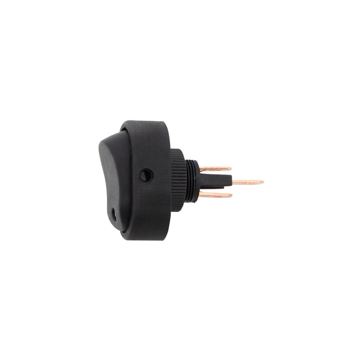 Amber LED Oval Rocker 16 Amp 12V On/Off 1/2" Dia. 1 Pc.