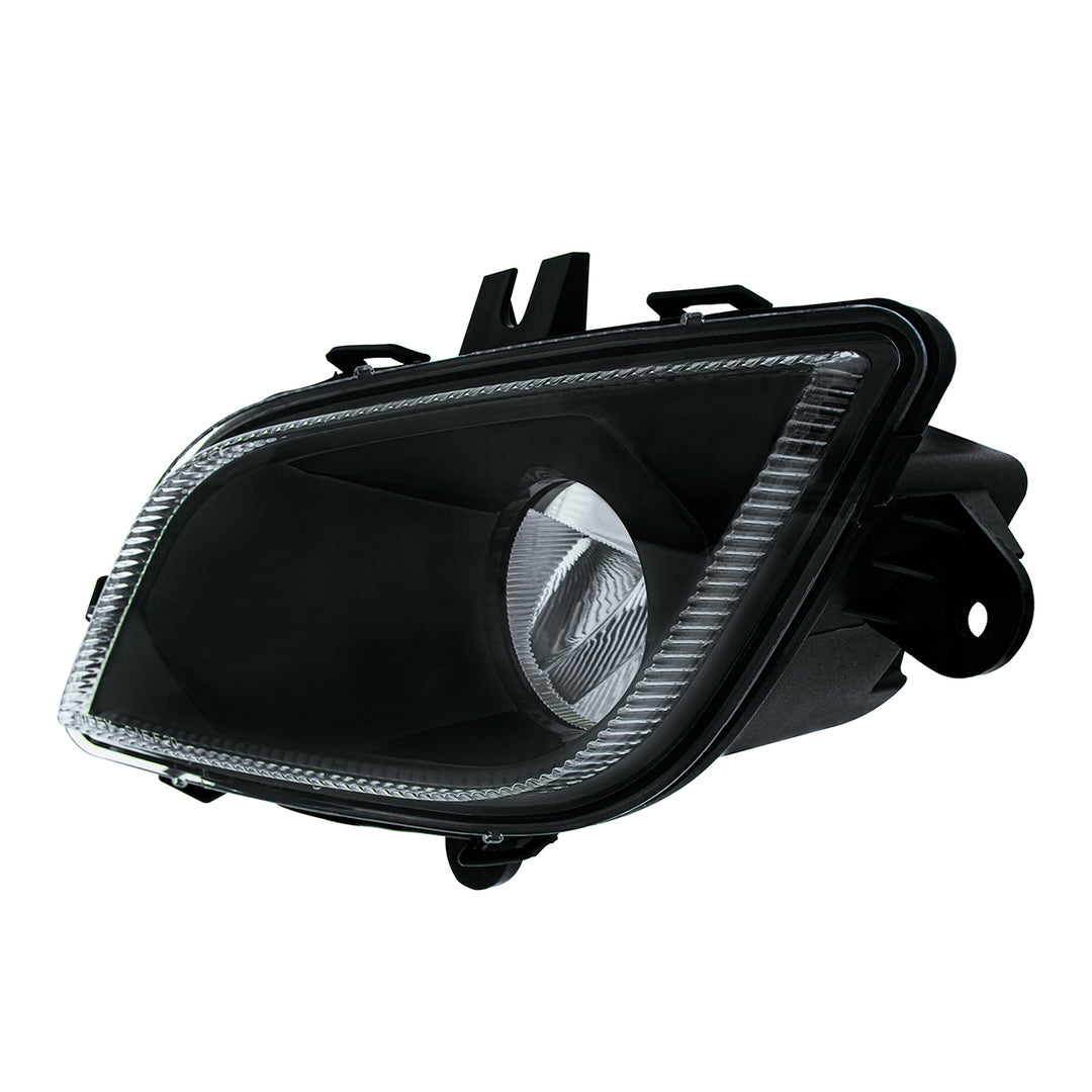 Black Single LED Fog Light For 2018-2024 Freightliner Cascadia - Driver - Competition Series