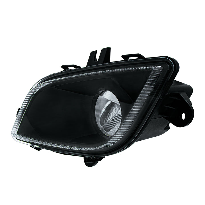 Black Single LED Fog Light For 2018-2024 Freightliner Cascadia - Driver - Competition Series