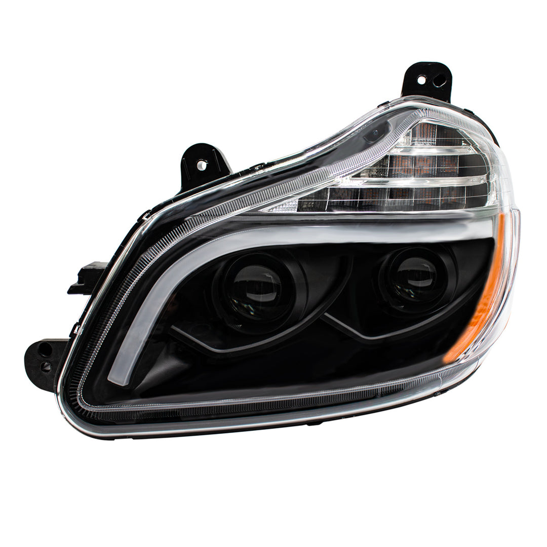 Blackout 8 LED Projection Headlight For 2013-2021 Kenworth T680 - Driver