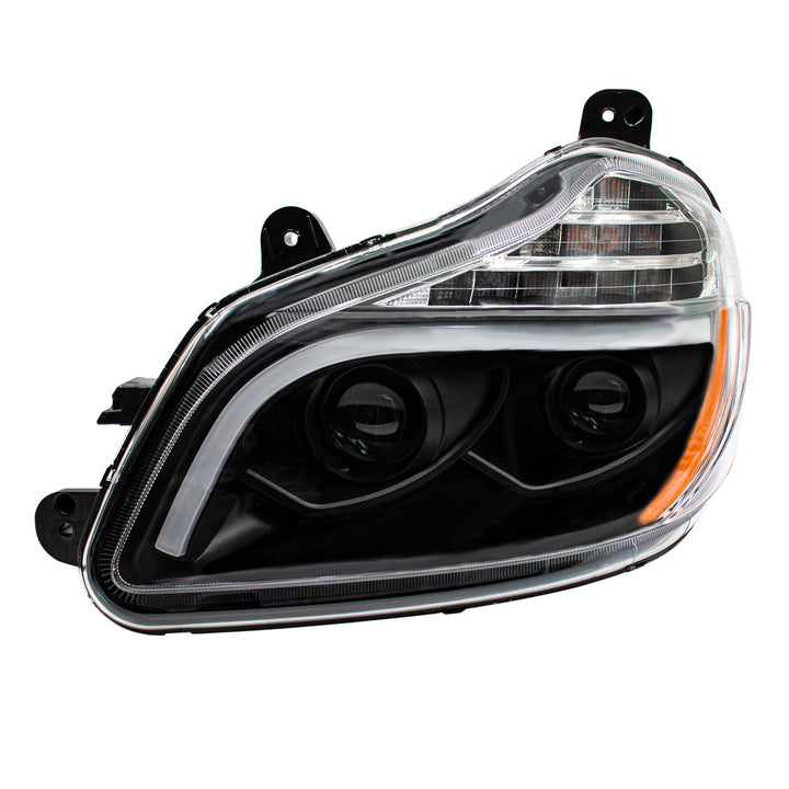 Blackout 8 LED Projection Headlight For 2013-2021 Kenworth T680 - Driver