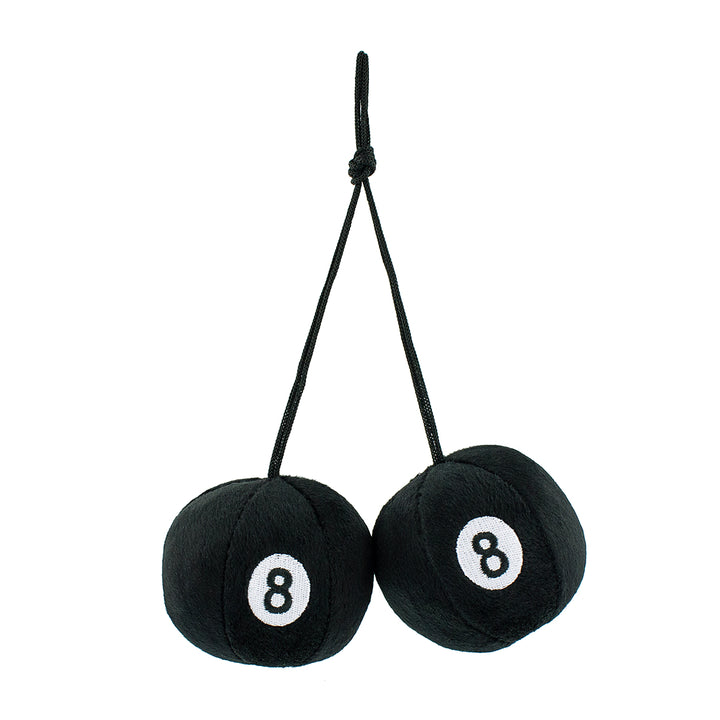 3" Round Fuzzy 8 - Ball (Pair)