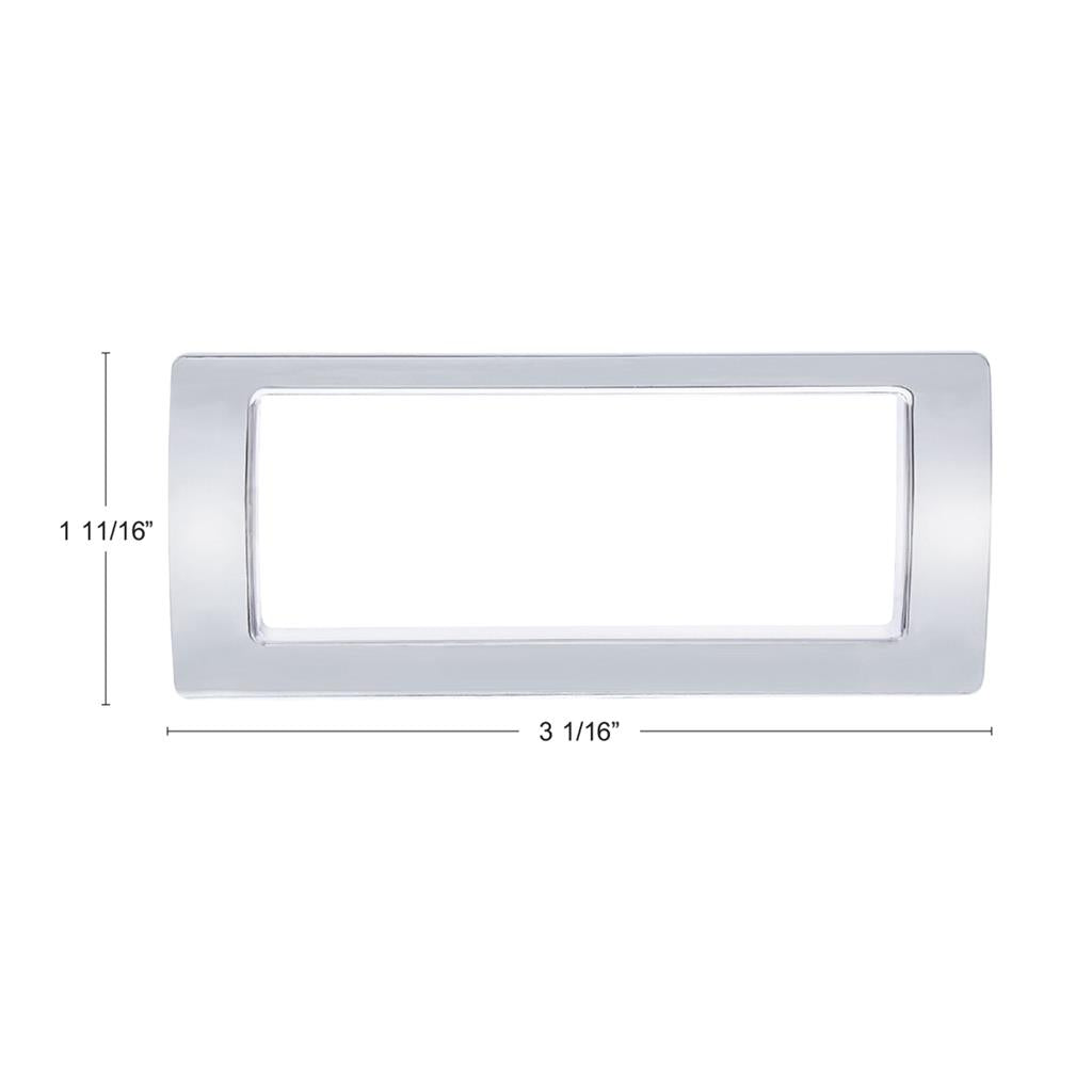 Chrome Dash Storage Pocket Trim for 2018-2025 Freightliner Cascadia