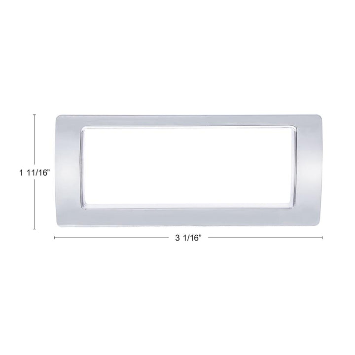 Chrome Dash Storage Pocket Trim for 2018-2025 Freightliner Cascadia