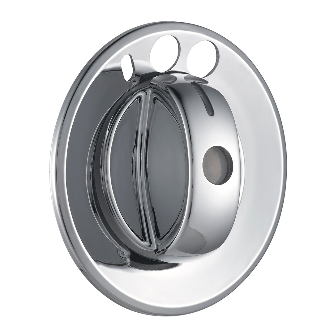 Chrome Plastic 2 - Piece Headlight Switch Cover For 2008-2017 Freightliner Cascadia
