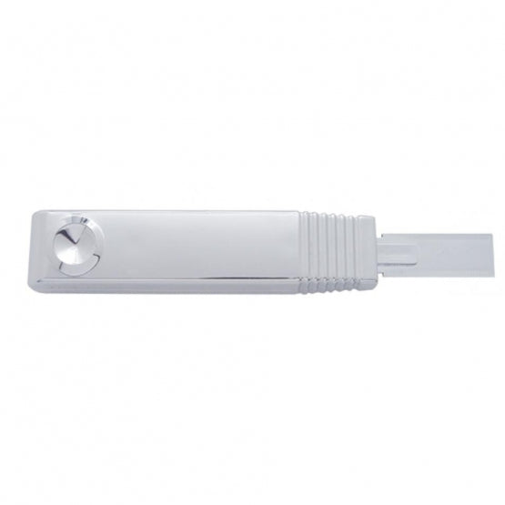 Chrome Turn Signal Lever Cover - Indented