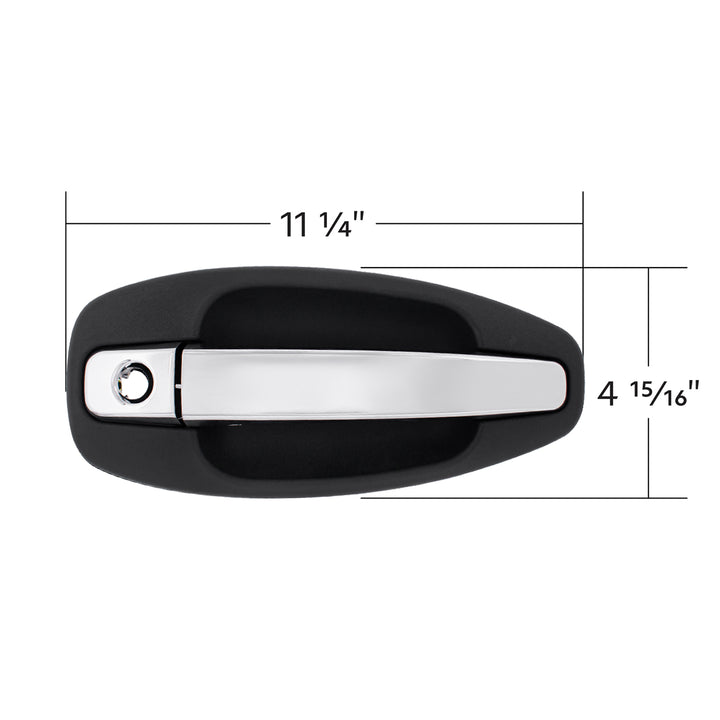 Chrome Exterior Handle For Kenworth T680/T880 (2013-2025) And W990 (2019-2025) - Passenger