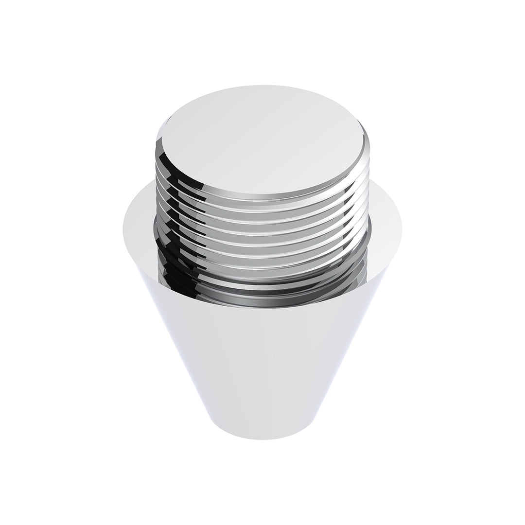 Chrome Aluminum M30 x 3.5 Male To 3/8" - 16 Female Beer Tap Adapter