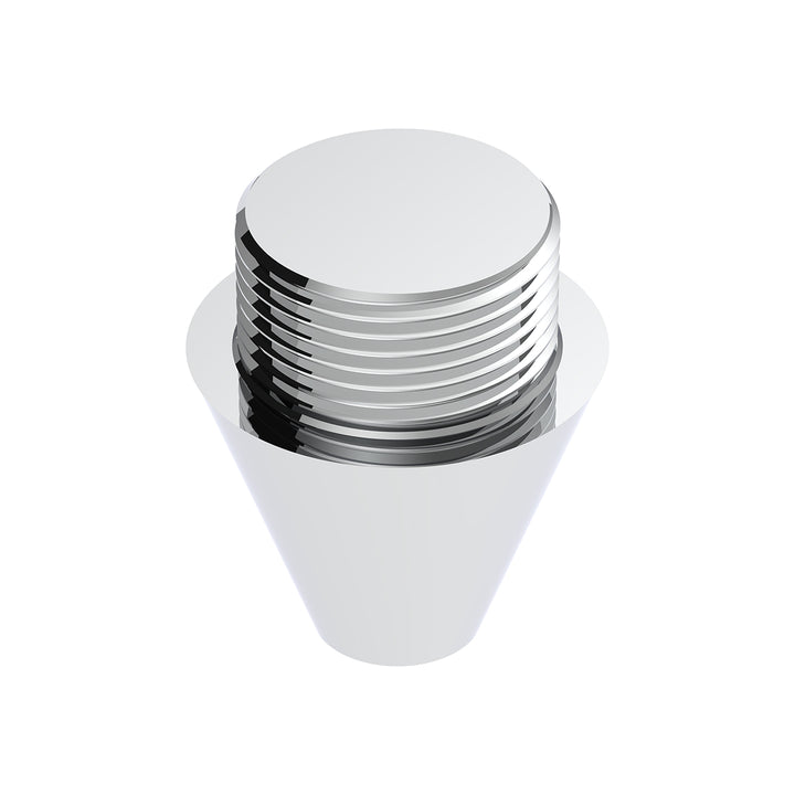 Chrome Aluminum M30 x 3.5 Male To 3/8" - 16 Female Beer Tap Adapter