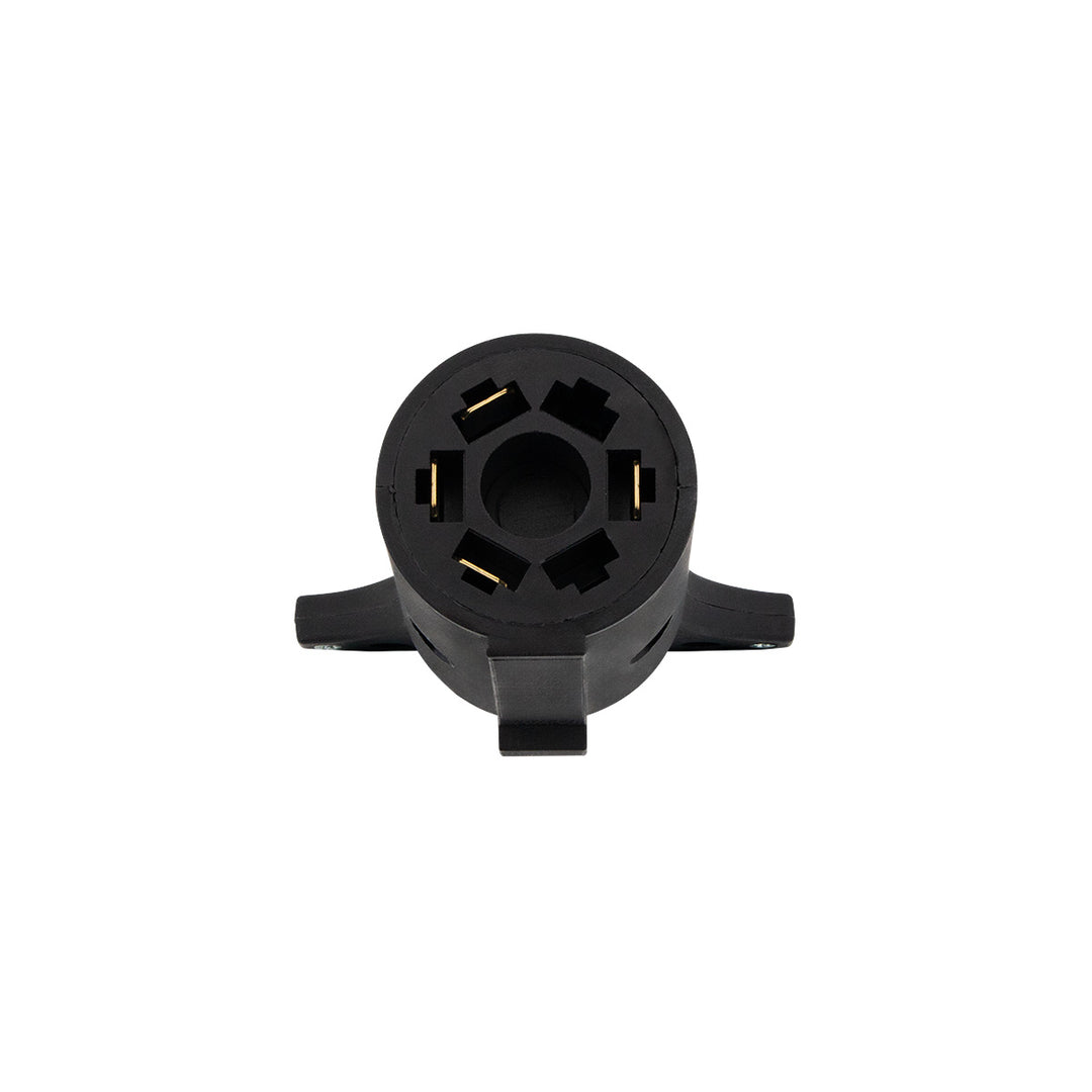7 - Pole Round to 4 - Way Flat M/FM RV Plug Adapter, 1 Pc.